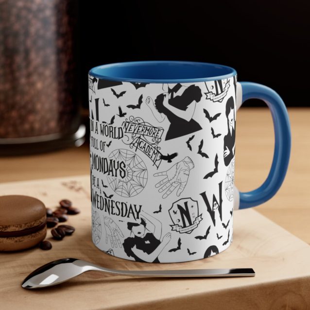 Wednesday Addams Multicolor Mug PimpYourWorld