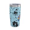 Wednesday Addams Multicolor Tumbler 20oz Light Blue PimpYourWorld