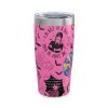 Wednesday Addams Multicolor Tumbler 20oz Pink PimpYourWorld