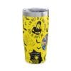 Wednesday Addams Multicolor Tumbler 20oz Yellow PimpYourWorld