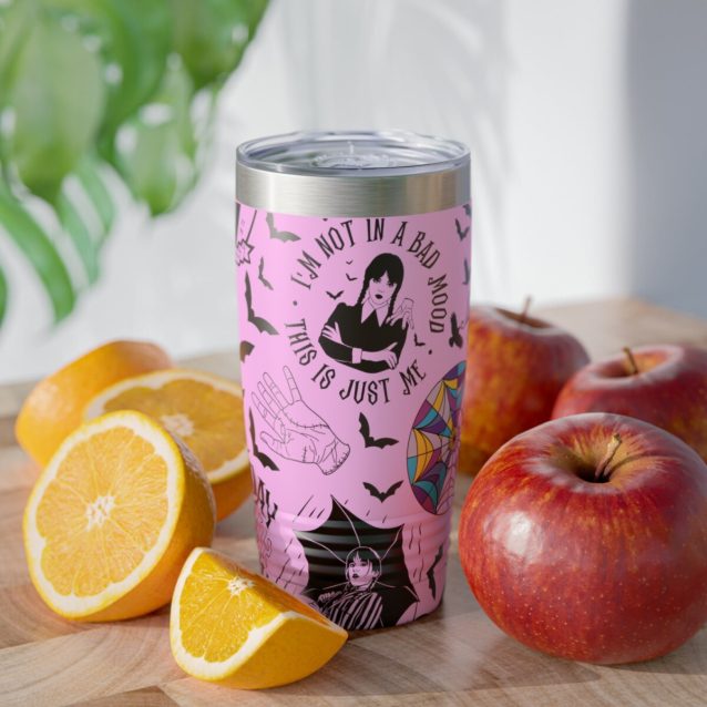 Wednesday Addams Multicolor Tumbler PimpYourWorld