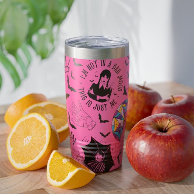 Wednesday Addams Multicolor Tumbler PimpYourWorld