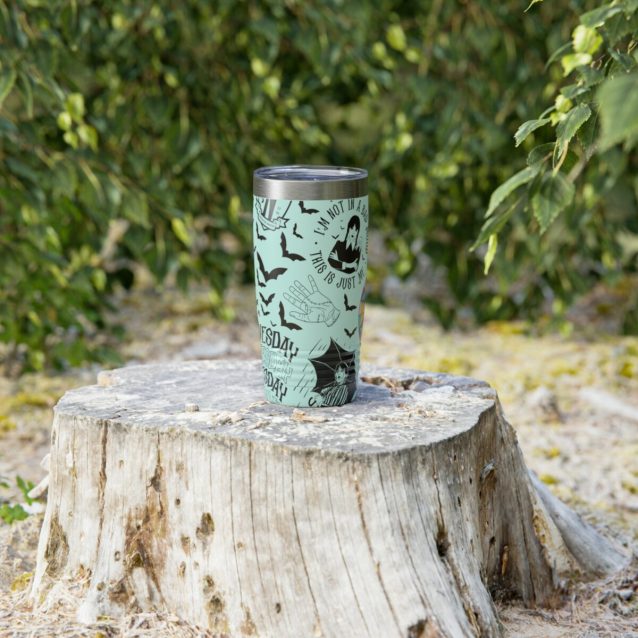 Wednesday Addams Multicolor Tumbler PimpYourWorld