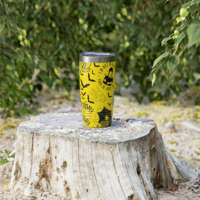 Wednesday Addams Multicolor Tumbler PimpYourWorld