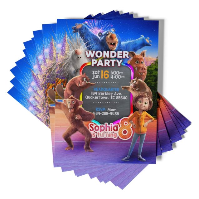 Wonder Park Party Invitations PimpYourWorld