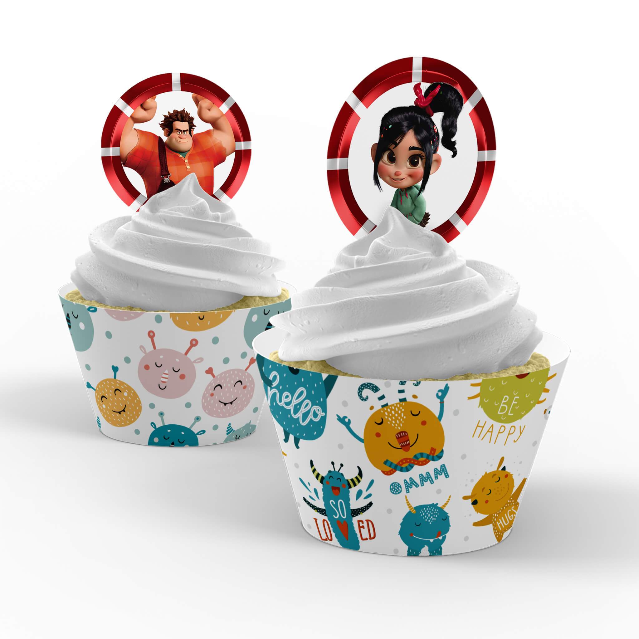 Wreck-It Ralph Cupcake Toppers