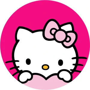 hello-kitty Adorable custom Hello Kitty party decorations and custom name invitation cards