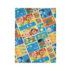 A Cocomelon fleece blanket beautifully wrapped with a bow, ready for gifting
