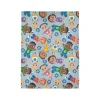 Large and soft Cocomelon blanket for children, featuring all their favorite nursery rhyme characters.