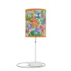 Island vibes for bedtime! The Animal Crossing Lamp creates a relaxing atmosphere for late-night gaming or a cozy nook. (Light blue, lime green, pink, orange & white)