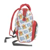 Classic Winnie the Pooh in red takes center stage on this spacious diaper backpack.