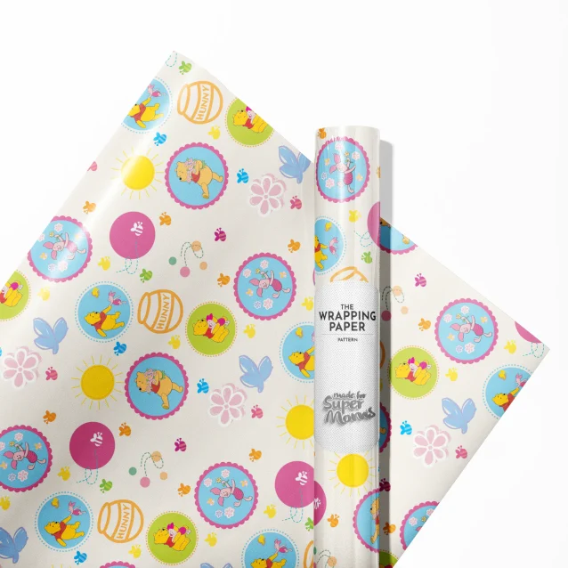 Classic Winnie the Pooh Gift Wrapp Paper