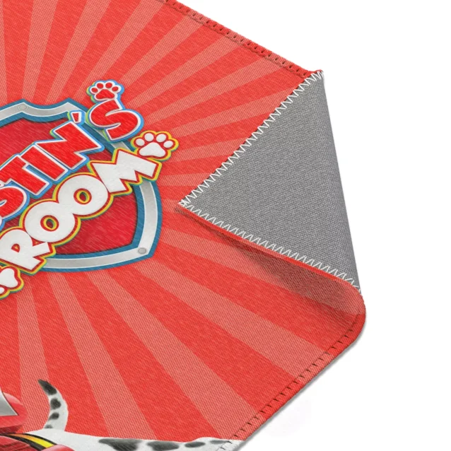 Calling all firefighters! This personalized Marshall Paw Patrol rug is the perfect addition to any rescue-ready room.
