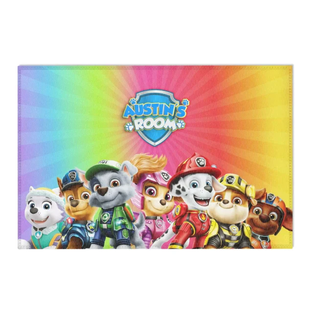 Let your child join the Paw Patrol on exciting missions with this fun and colorful rug.