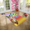Soft and cuddly Paw Patrol rug brings the Adventure Bay rescue team to your child's room.