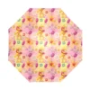 Underside of the Pooh Bear umbrella showing its waterproof canopy.
