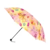 The Pooh Bear umbrella folded to 20.5 inches, ready for a bag.