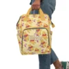 Pooh bear diaper bag backpack in a timeless design.