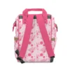 Show your love for Disney with this pink Winnie the Pooh diaper bag.