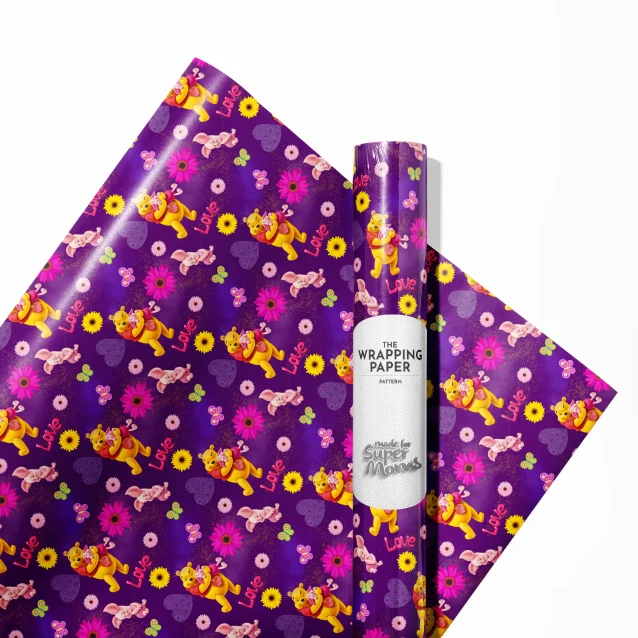 Make your presents adorable with Winnie the Pooh gift wrap.
