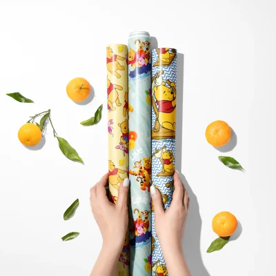 Create unforgettable gifts with Winnie the Pooh wrapping paper.