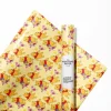 Pooh and friends wrapping paper - perfect for baby showers or kids' parties.