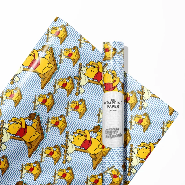 Disney magic on your gifts! Winnie the Pooh wrapping paper.