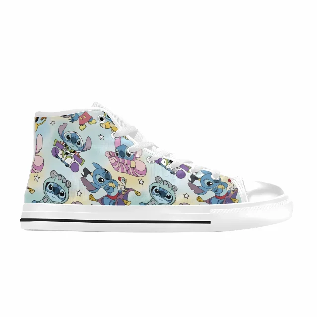 Stitch Shoes for Kids! Bold design featuring everyone's favorite Disney troublemaker.
