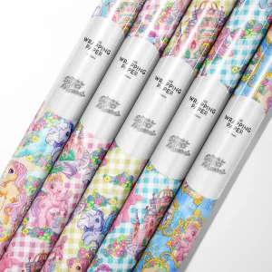 My Little Pony gift wrap - the perfect way to add a touch of magic to your present! (Pink, blue, yellow)