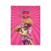 Cuddle up for Paw Patrol adventures with this Skye fleece blanket, personalized with your child's name!
