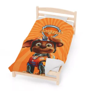 Super soft fleece and everyone's favorite water rescue pup make this personalized Zuma blanket a must-have for Paw Patrol fans!