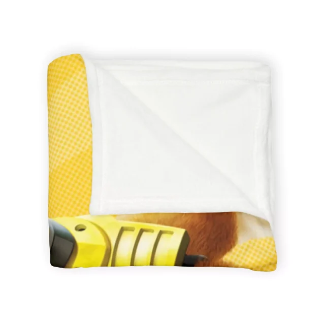 Super soft fleece and everyone's favorite digging pup make this personalized Rubble blanket a must-have for Paw Patrol fans!