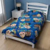 Snuggle up for story time or movie nights with this super soft, dark blue Cocomelon fleece throw blanket.