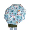 Underside of the Lilo & Stitch Christmas umbrella showing its waterproof canopy.
