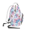 Disney's Lilo & Stitch diaper bag in white and pink, a fun and fashionable choice for parents on-the-go.