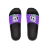 Everest, the Paw Patrol's snow rescue pup, brings a touch of purple to these comfy kids' sandals.