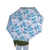 Underside of the Stitch umbrella showing its waterproof canopy.