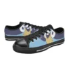 Personalized high definition big face Bluey character tennis shoes for boys