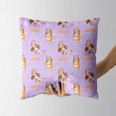 Create a Bluey & Bingo themed bedroom with this adorable pillow and pillowcase set.