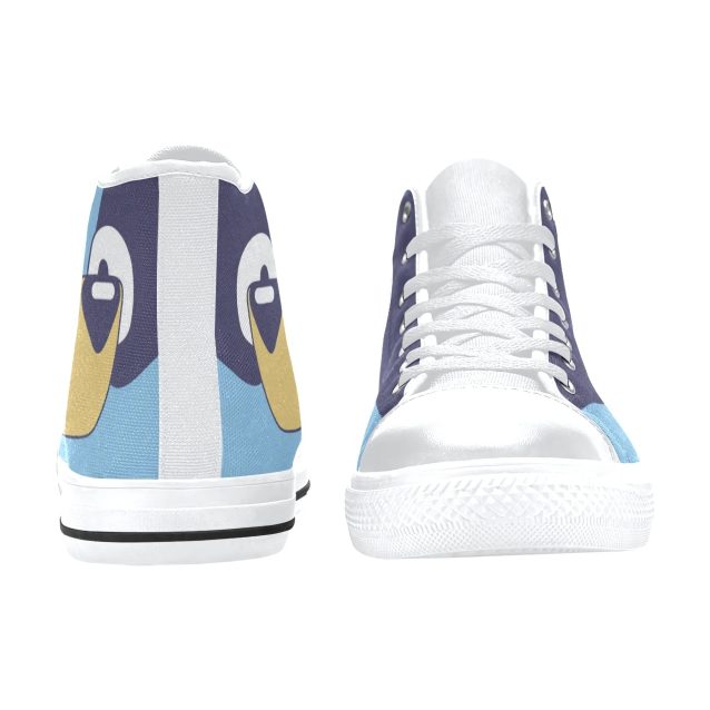 Bring the world of Bluey to life with these vibrant kids' shoes featuring iconic characters.