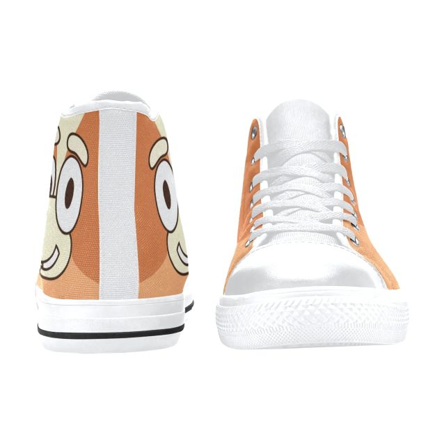 Bring the world of Bluey to life with these adorable kids shoes.