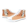 Durable Bluey shoes with easy on-and-off closures.