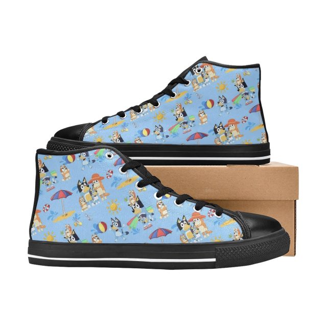 Stylish Bluey sneakers kids will love this summer.