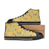 Bluey yellow sneakers for kids, perfect for playtime adventures.