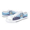 Classic bluey boy shoes and canvas sneakers for kids in high-top lace up style