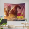 Birthday banner for Kong and Godzilla fans: Customize with name & age.