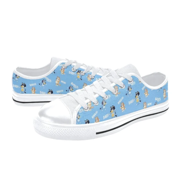 Full family pack character edition custom print canvas shoes for young fans of the show