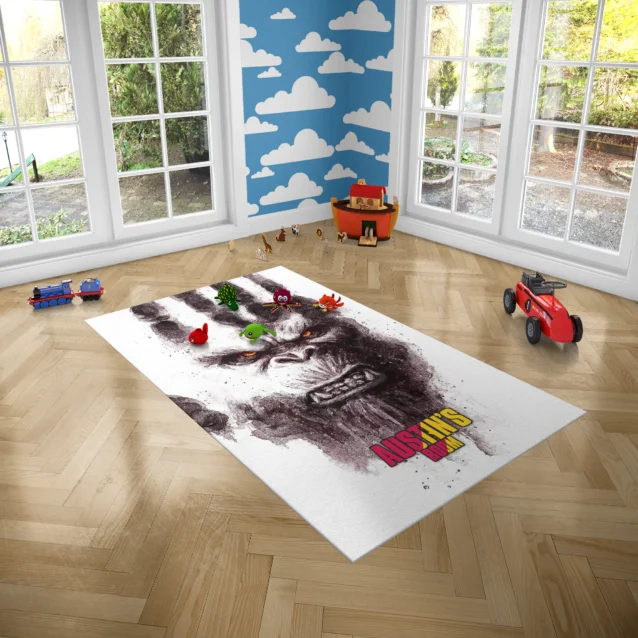 The Godzilla vs Kong kids rug is a must-have floor rug for any young monster-movie fan's room.