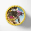Personalized cake decoration featuring King Kong and Godzilla facing off.