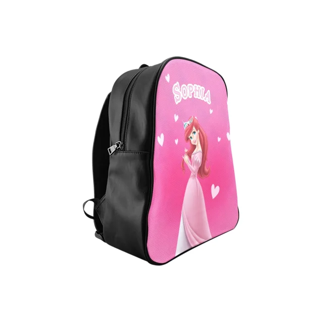 Durable and lightweight Little Mermaid backpack, perfect for carrying treasures and essentials.